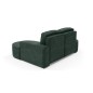 Narożnik MOLLY Prawostronny bez funkcji spania, wolnostojący tkanina ABRIAMO 09 Zielony