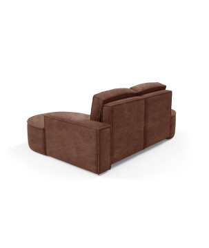 Narożnik MOLLY Prawostronny bez funkcji spania, wolnostojący tkanina ABRIAMO 12 Miedziany