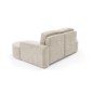Narożnik MOLLY Lewostronny bez funkcji spania, wolnostojący tkanina CURIO 09 Beżowy