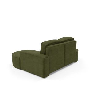 Narożnik MOLLY Prawostronny bez funkcji spania, wolnostojący tkanina CURIO 39 Zielony