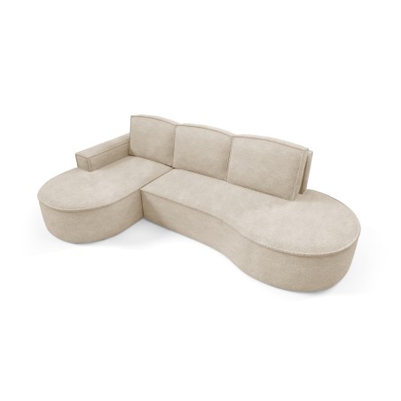 Narożnik MOLLY Lewostronny z funkcją spania, wolnostojący tkanina ABRIAMO 03 Beżowy