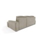 Narożnik MOLLY Lewostronny z funkcją spania, wolnostojący tkanina CURIO 11 Popielaty