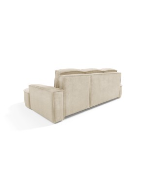 Narożnik MOLLY Prawostronny z funkcją spania, wolnostojący tkanina CURIO 09 Beżowy