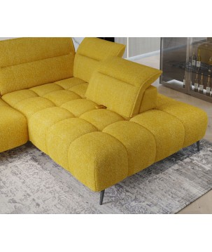 Narożnik MONTANA L układ L Prawostronny z elektryczną regulacją siedziska WERSAL