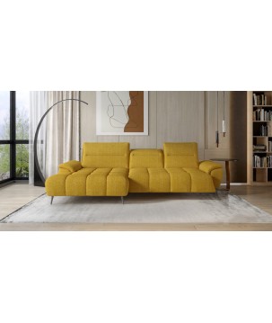 Narożnik MONTANA S układ L Lewostronny z elektryczną regulacją siedziska WERSAL