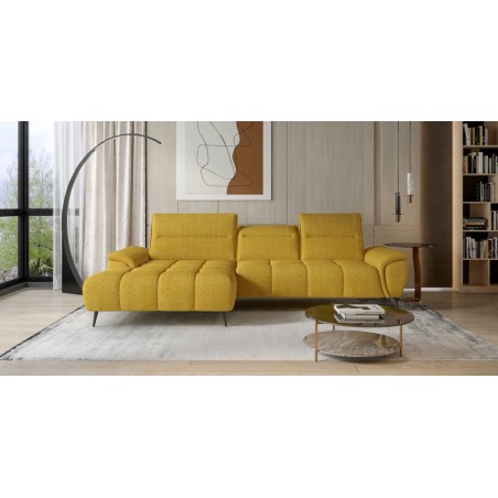 Narożnik MONTANA S układ L Lewostronny z elektryczną regulacją siedziska WERSAL