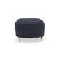 Pufa LAREN w kolorze granatowym w tkaninie CASTEL 79