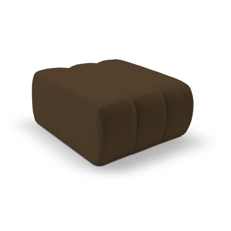 Pufa BALOO w kolorze brązowym w tkaninie LAMBI 04