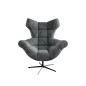 Fotel SENSI Relax obrotowy 360° z funkcją bujania w tkaninie Breath 93