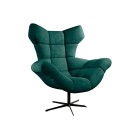 Fotel SENSI Relax obrotowy 360° z funkcją bujania w tkaninie Monolith 37