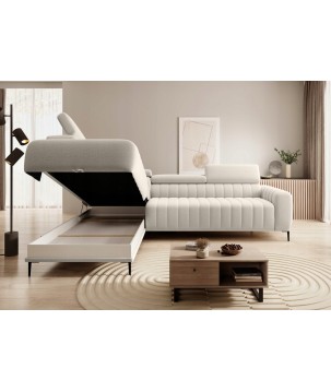 Narożnik GANDI 120 Lewostronny system włoski Salvador 01 Beżowy WERSAL