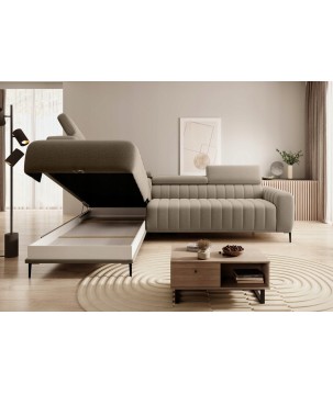 Narożnik GANDI 120 Lewostronny system włoski Salvador 03 Cappucino WERSAL