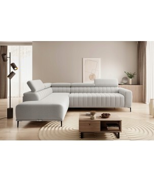 Narożnik GANDI 120 Lewostronny system włoski Salvador 13 Popielaty WERSAL