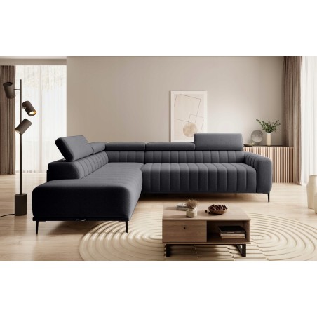 Narożnik GANDI 120 Lewostronny system włoski Salvador 16 Grafitowy WERSAL