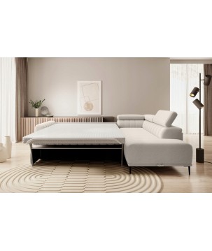 Narożnik GANDI 120 Prawostronny system włoski Salvador 01 Beżowy WERSAL