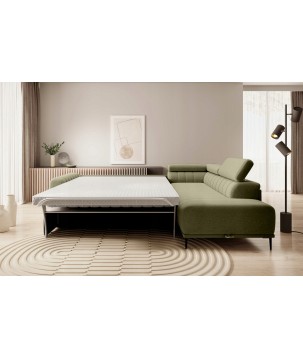 Narożnik GANDI 120 Prawostronny system włoski Salvador 10 Zielony WERSAL