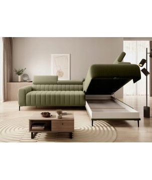 Narożnik GANDI 120 Prawostronny system włoski Salvador 10 Zielony WERSAL