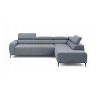 Narożnik GANDI 120 Prawostronny system włoski Salvador 14 Szary WERSAL