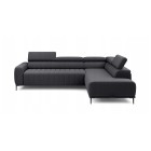 Narożnik GANDI 120 Prawostronny system włoski Salvador 16 Grafitowy WERSAL