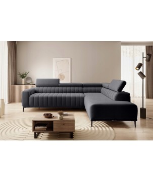 Narożnik GANDI 120 Prawostronny system włoski Salvador 16 Grafitowy WERSAL