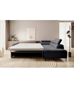 Narożnik GANDI 120 Prawostronny system włoski Salvador 16 Grafitowy WERSAL