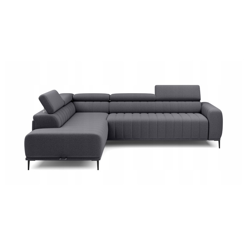 Narożnik GANDI 140 Lewostronny system włoski Salvador 15 Ciemny szary WERSAL