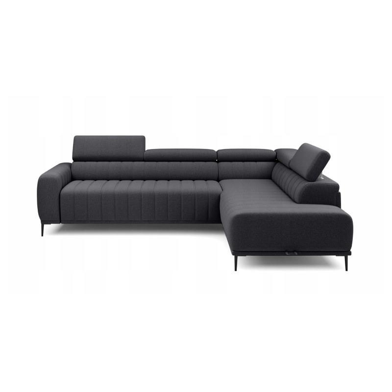 Narożnik GANDI 140 Prawostronny system włoski Salvador 16 Grafitowy WERSAL