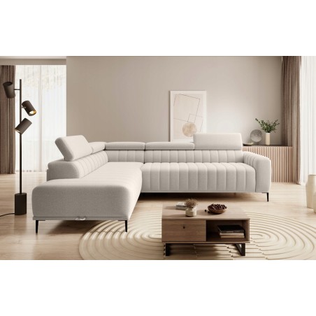 Narożnik GANDI 160 Lewostronny system włoski Salvador 01 Beżowy WERSAL