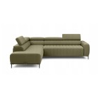 Narożnik GANDI 160 Lewostronny system włoski Salvador 10 Zielony WERSAL