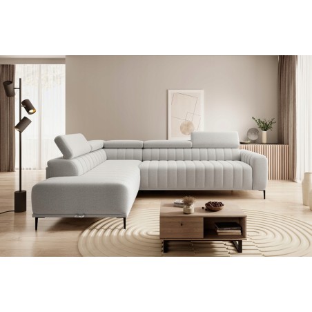 Narożnik GANDI 160 Lewostronny system włoski Salvador 13 Popielaty WERSAL