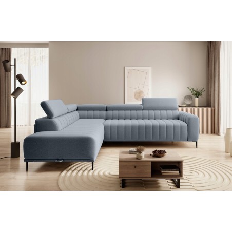 Narożnik GANDI 160 Lewostronny system włoski Salvador 14 Szary WERSAL