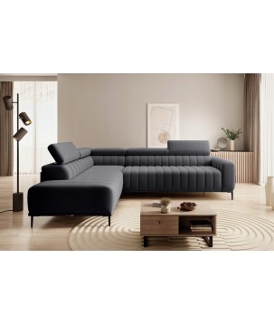 Narożnik GANDI 160 Lewostronny system włoski Salvador 16 Grafitowy WERSAL