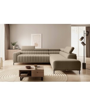 Narożnik GANDI 160 Prawostronny system włoski Salvador 03 Cappucino WERSAL