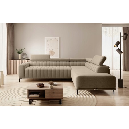 Narożnik GANDI 160 Prawostronny system włoski Salvador 03 Cappucino WERSAL