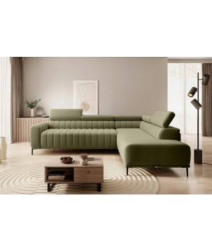 Narożnik GANDI 160 Prawostronny system włoski Salvador 10 Zielony WERSAL