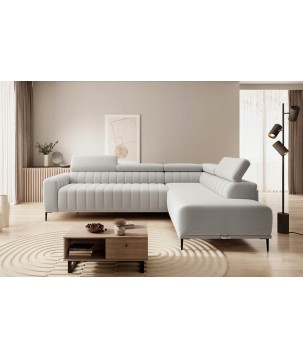 Narożnik GANDI 160 Prawostronny system włoski Salvador 13 Popielaty WERSAL