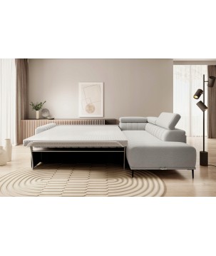 Narożnik GANDI 160 Prawostronny system włoski Salvador 13 Popielaty WERSAL