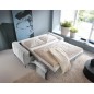Sofa GANDI 160 RELAX włoski system z funkcją spania ONTARIO 14 WERSAL