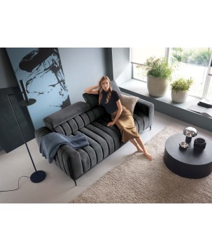 Sofa GANDI 140 RELAX system włoski z funkcją spania ONTARIO 15 WERSAL
