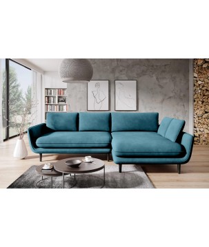 Narożnik SOLANO funkcja spania pojemnik poduszki Element 14 WERSAL