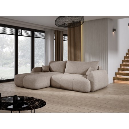 Narożnik COCO z funkcją spania poduszkami i pojemnikiem Now Or Never 16 DOMOHOME