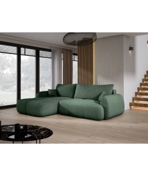 Narożnik COCO z funkcją spania poduszkami i pojemnikiem Now Or Never 37 DOMOHOME