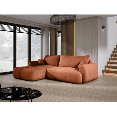 Narożnik COCO z funkcją spania poduszkami i pojemnikiem Now Or Never 56 DOMOHOME