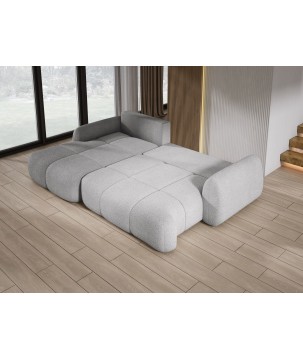 Narożnik COCO z funkcją spania poduszkami i pojemnikiem Now Or Never 83 DOMOHOME