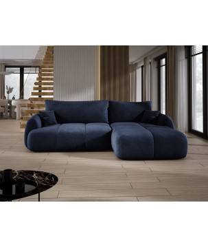 Narożnik COCO z funkcją spania poduszkami i pojemnikiem Cloud 79 DOMOHOME