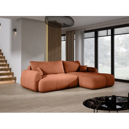 Narożnik COCO z funkcją spania poduszkami i pojemnikiem Now Or Never 56 DOMOHOME