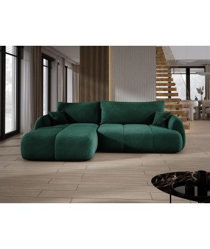 Narożnik COCO z funkcją spania poduszkami i pojemnikiem Cloud 39 DOMOHOME