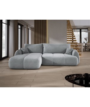 Narożnik COCO z funkcją spania poduszkami i pojemnikiem Cloud 81 DOMOHOME