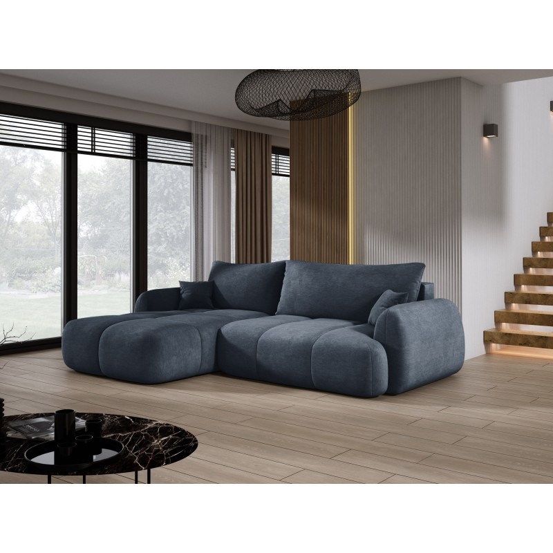 Narożnik COCO z funkcją spania poduszkami i pojemnikiem Cloud 97 DOMOHOME