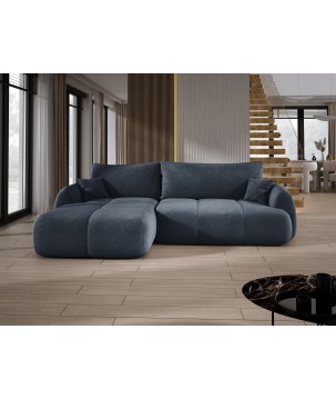 Narożnik COCO z funkcją spania poduszkami i pojemnikiem Cloud 97 DOMOHOME